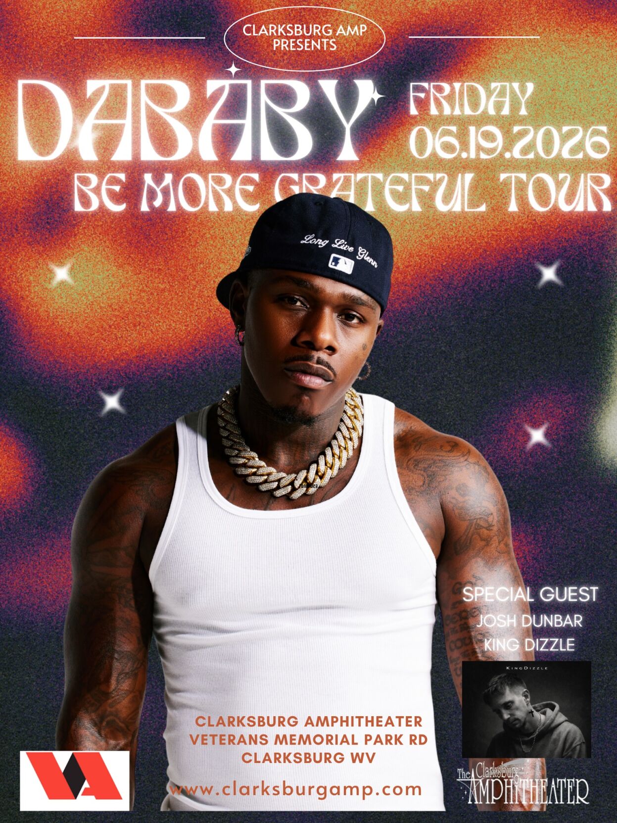 DaBaby 2026 live concert poster